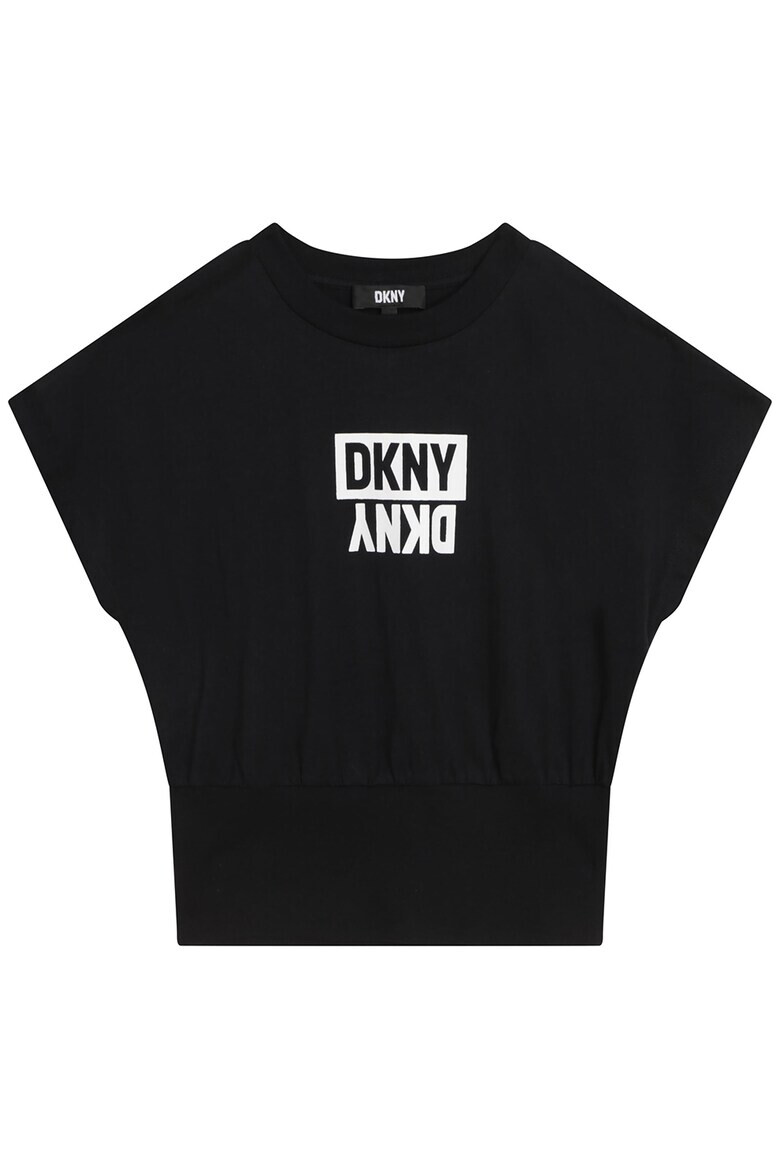 DKNY Тениска с лого и ръкави тип прилеп - Pepit.bg