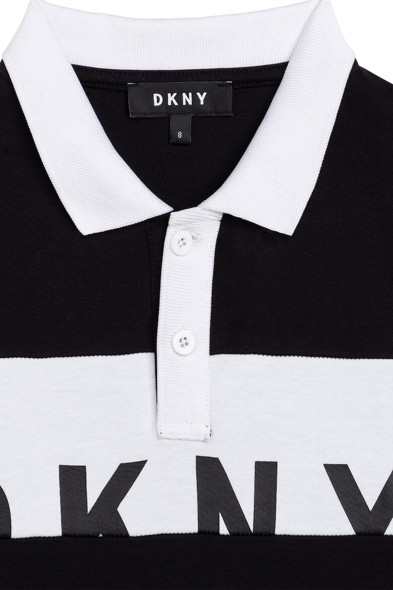 DKNY Тениска с лого и яка - Pepit.bg