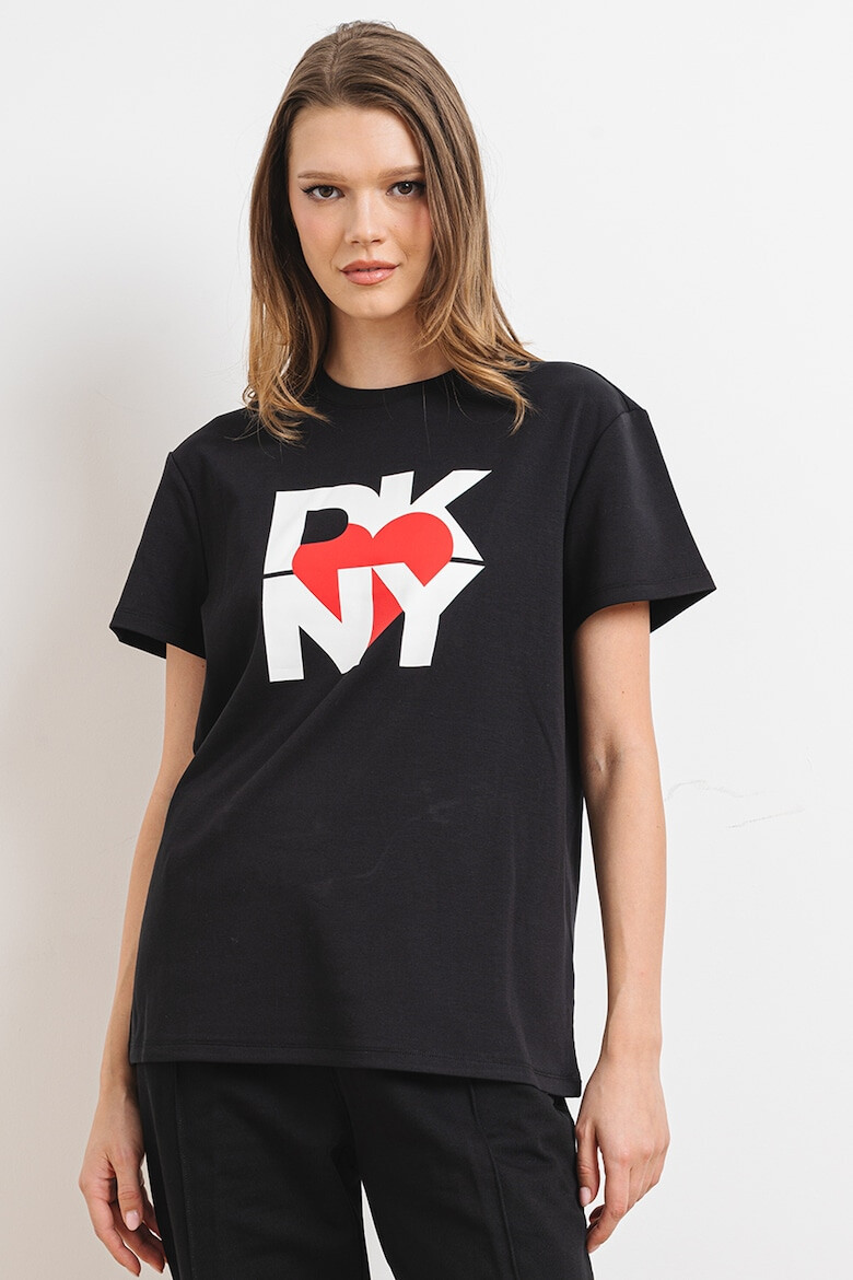 DKNY Тениска с модал с лого - Pepit.bg