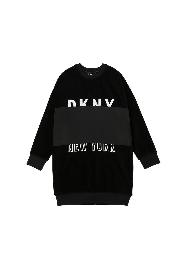 DKNY Тениска с овално деколте и лого - Pepit.bg