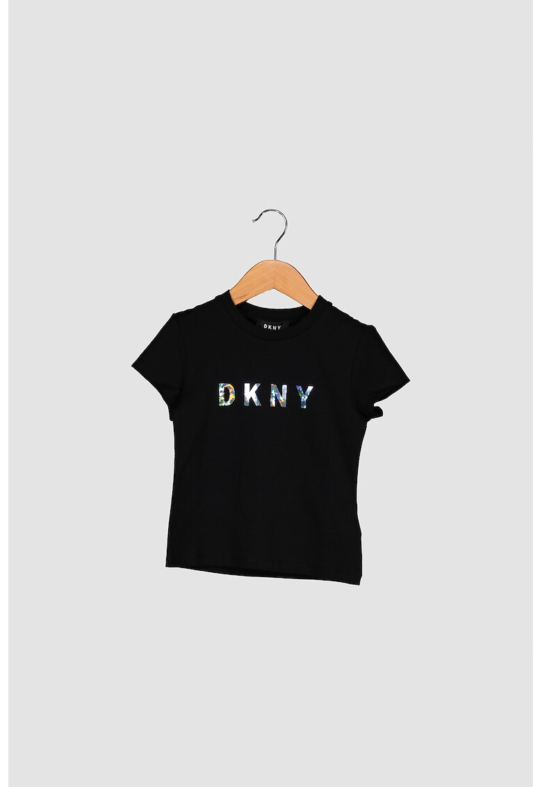 DKNY Тениска с овално деколте и лого - Pepit.bg