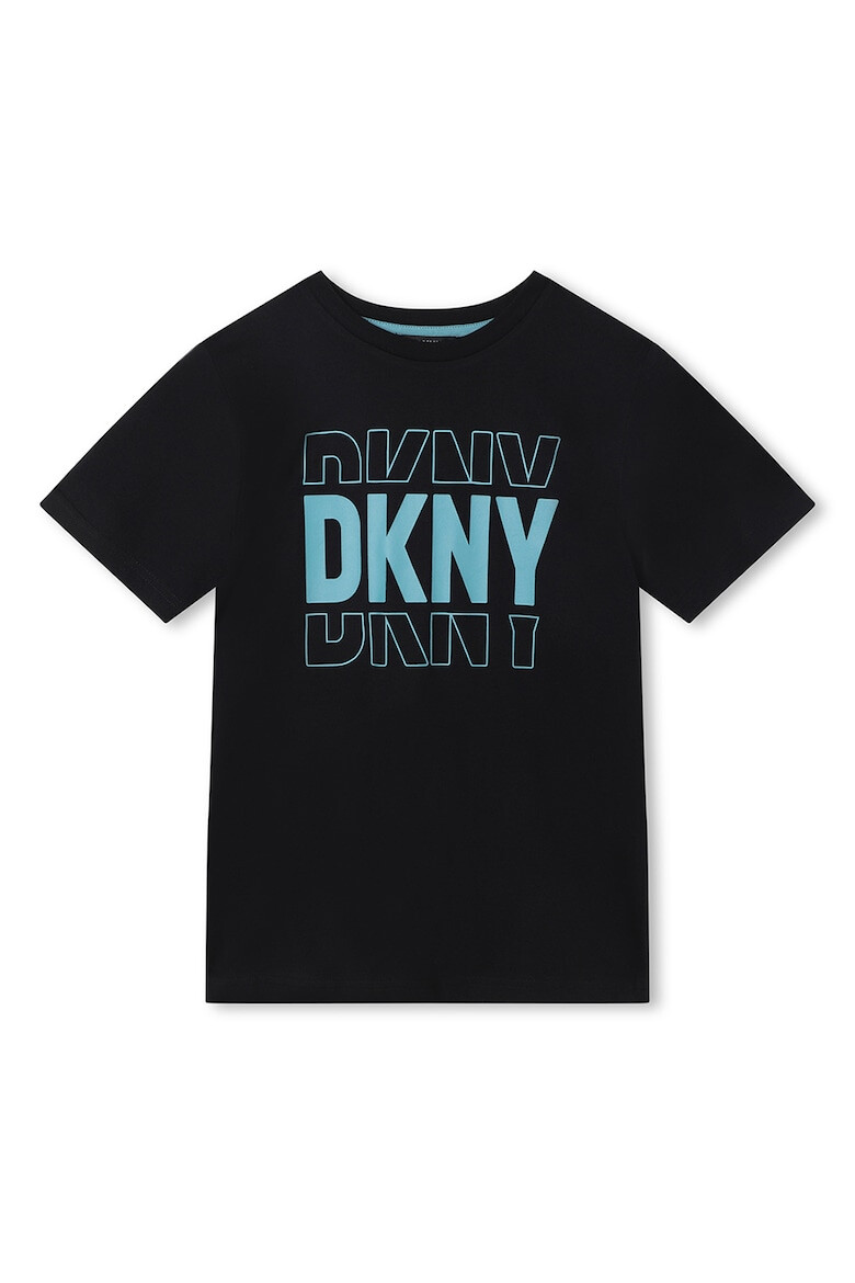 DKNY Тениска с овално деколте и лого - Pepit.bg