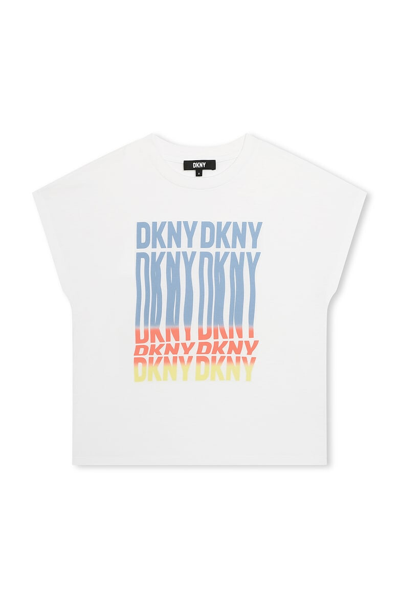 DKNY Тениска с памук и лого - Pepit.bg