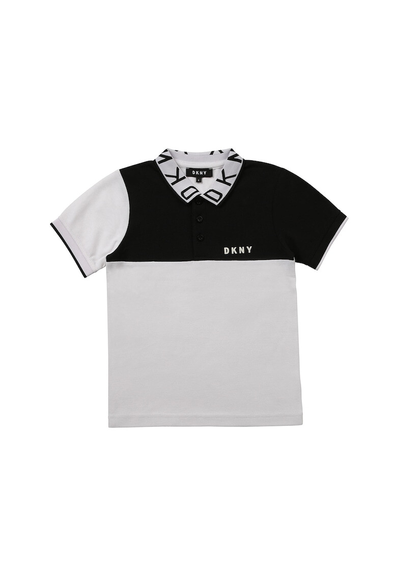 DKNY Тениска с яка и лого - Pepit.bg