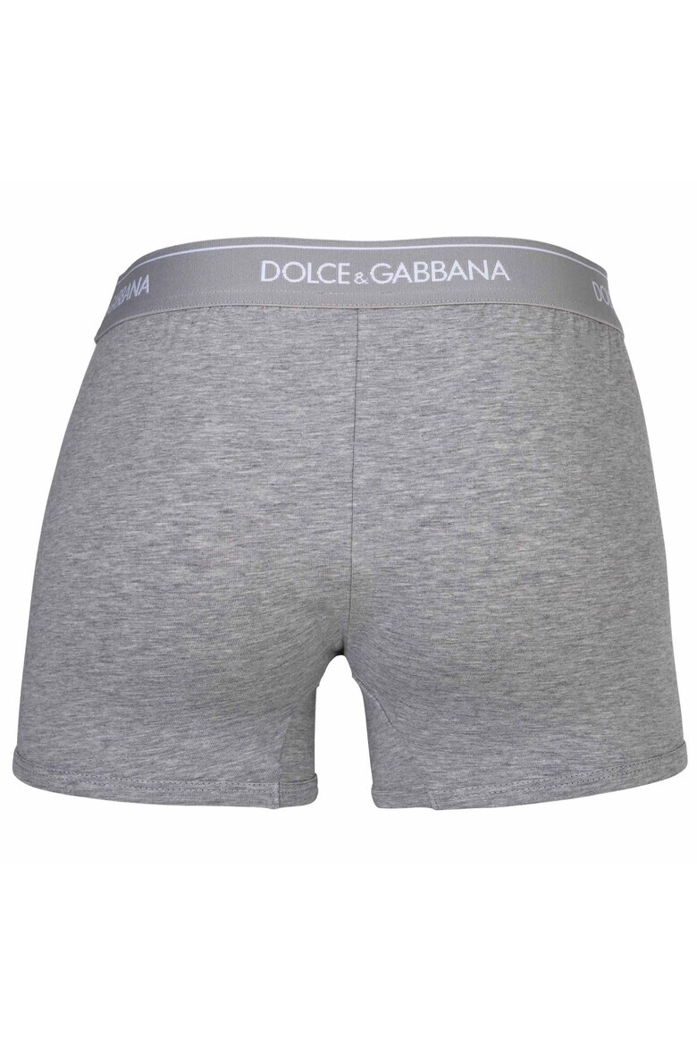 Dolce  Gabbana Боксерки с лого - 3 чифта - Бял/Черен/Сив - Pepit.bg