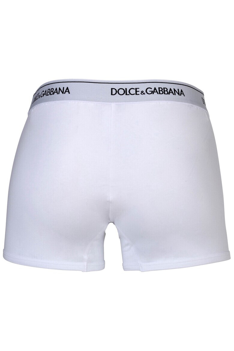 Dolce  Gabbana Боксерки с лого - 3 чифта - Бял/Черен/Сив - Pepit.bg