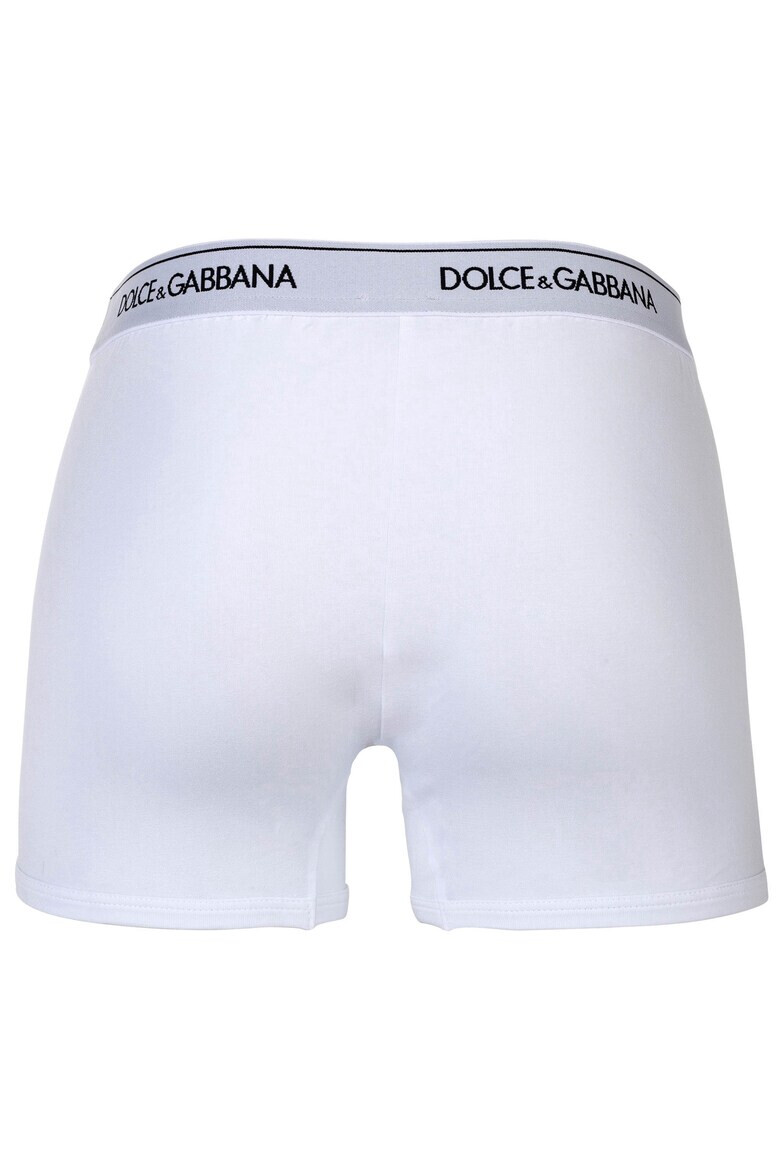 Dolce  Gabbana Боксерки с лого на талията - 2 чифта - Бял - Pepit.bg