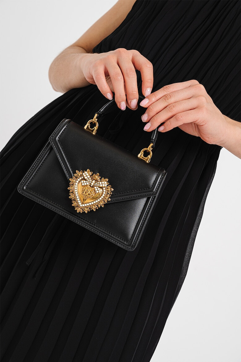 Dolce  Gabbana Кожена чанта с капаче - Pepit.bg