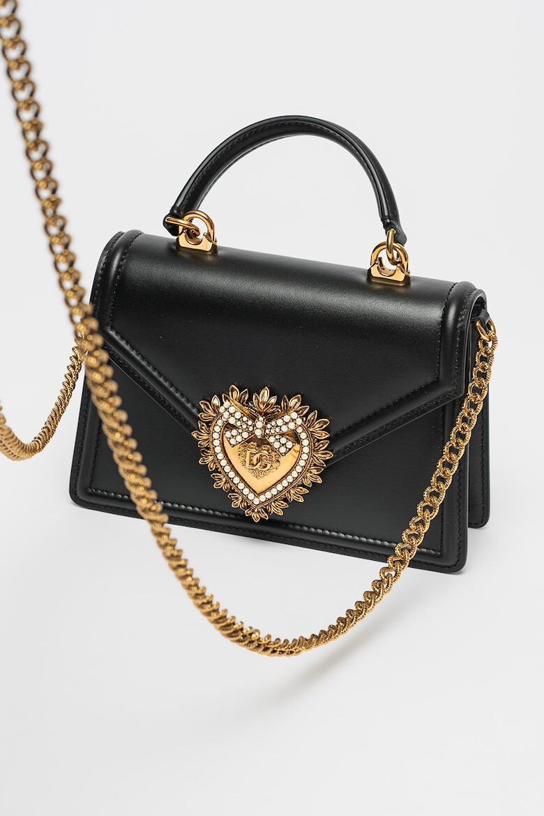 Dolce  Gabbana Кожена чанта с капаче - Pepit.bg