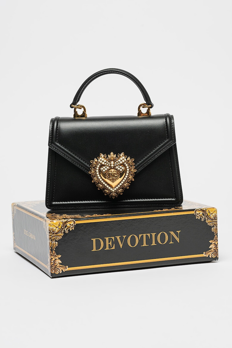 Dolce  Gabbana Кожена чанта с капаче - Pepit.bg