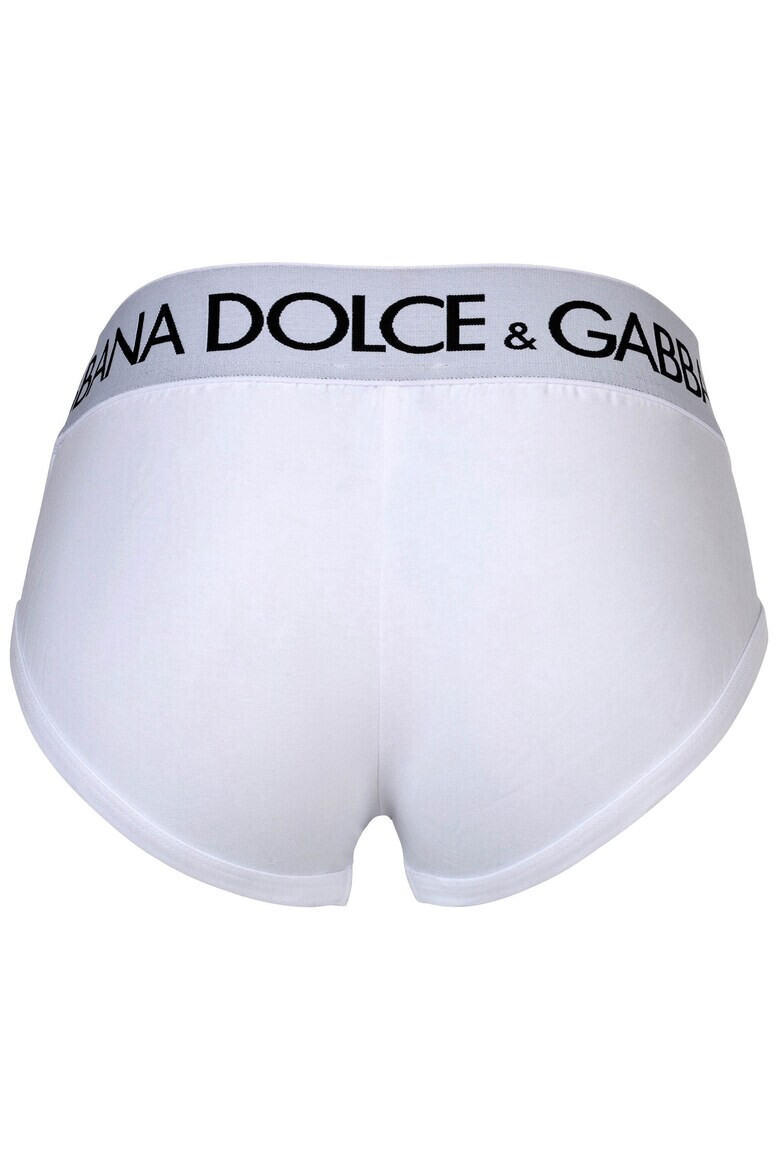 Dolce  Gabbana Слипове с лого - 2 чифта - Бял - Pepit.bg