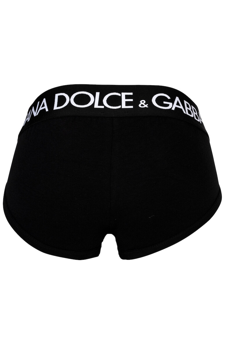 Dolce  Gabbana Слипове с лого - 2 чифта - Черен - Pepit.bg