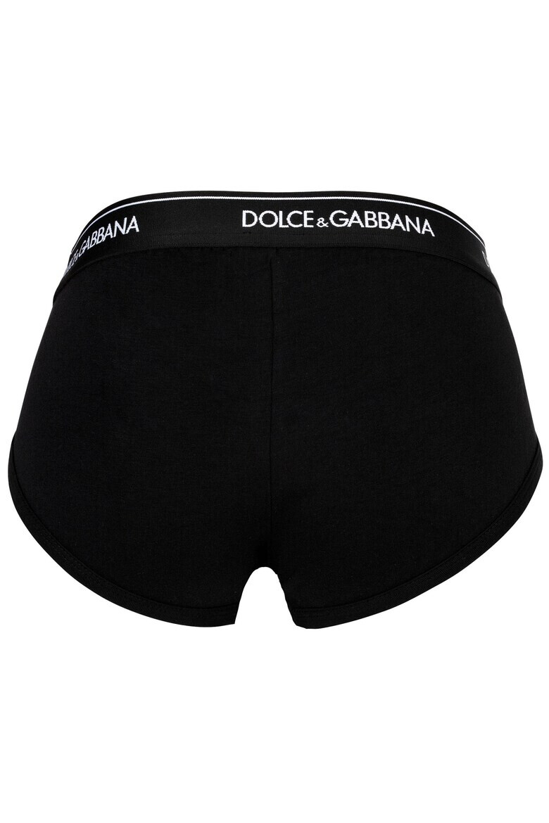 Dolce  Gabbana Слипове с лого - 3 чифта - Бял/Черен/Сив - Pepit.bg