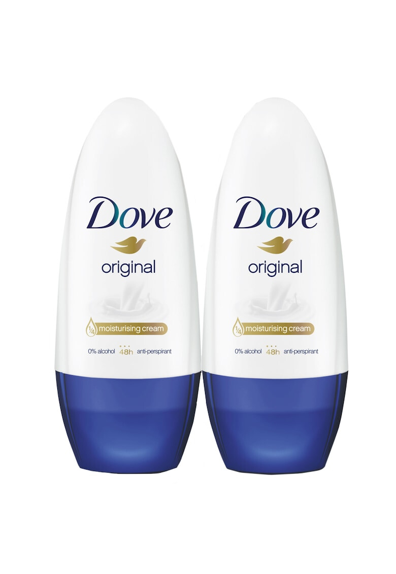 Dove Дезодорант roll-on Original 2 x 50 мл - Pepit.bg
