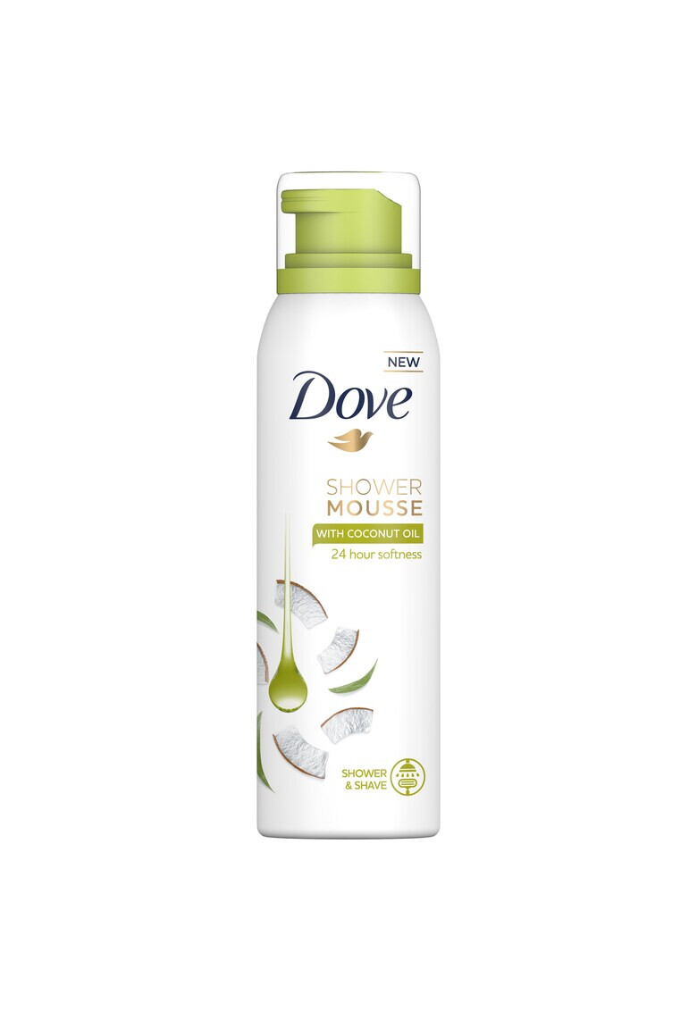 Dove Душ пяна Coconut Oil 200 мл - Pepit.bg