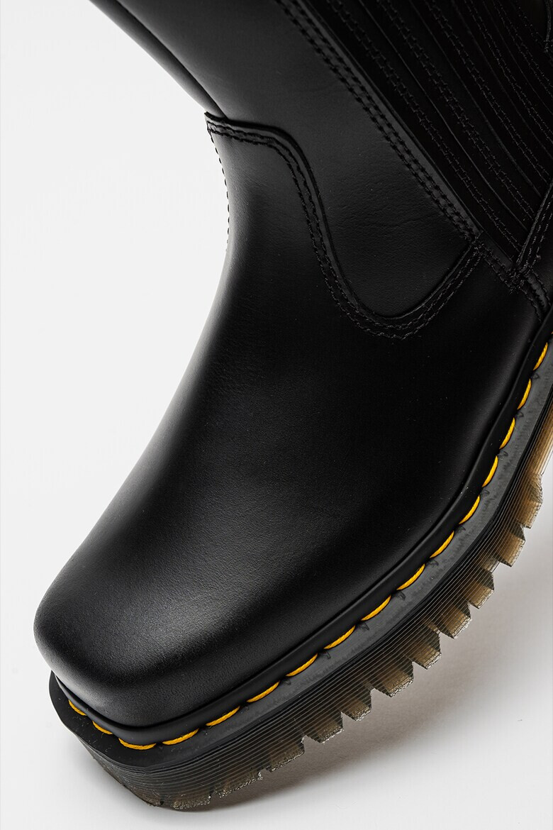 Dr Martens Кожени боти Amaayah - Черен - Pepit.bg