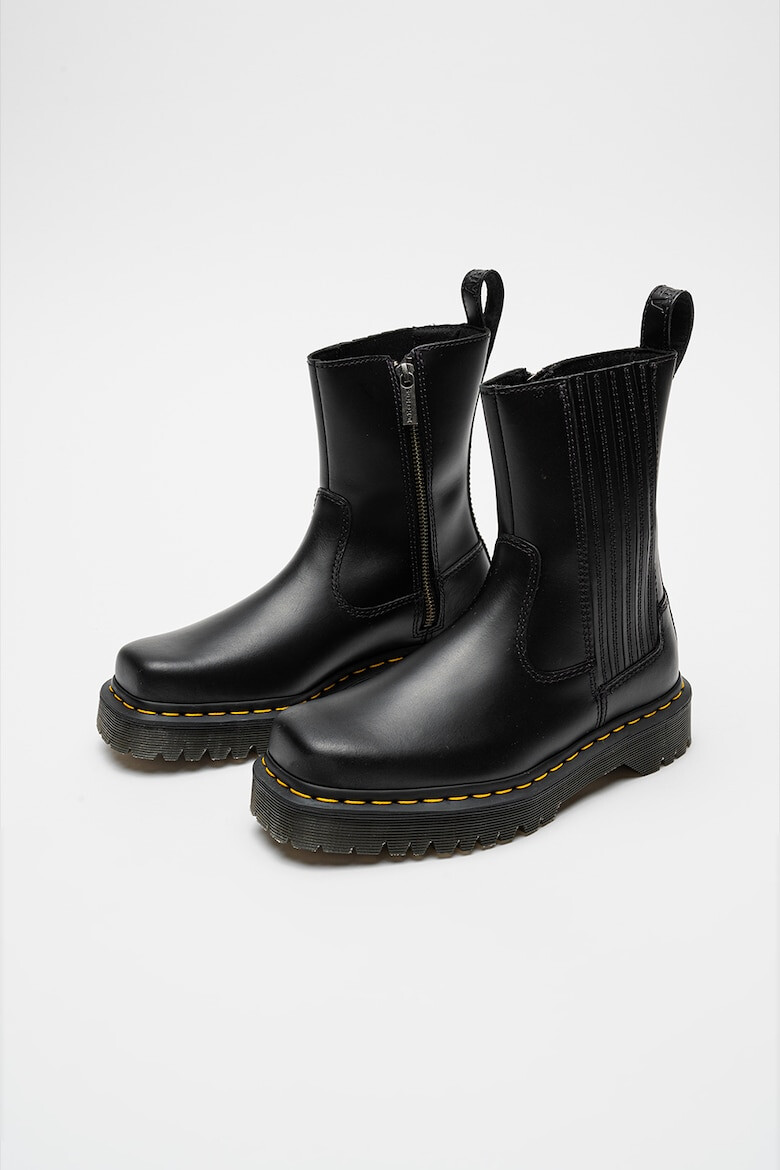 Dr Martens Кожени боти Amaayah - Черен - Pepit.bg