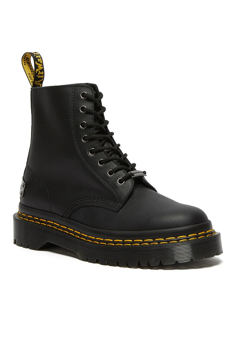 Dr. Martens Кожени боти Bex с лого - Pepit.bg