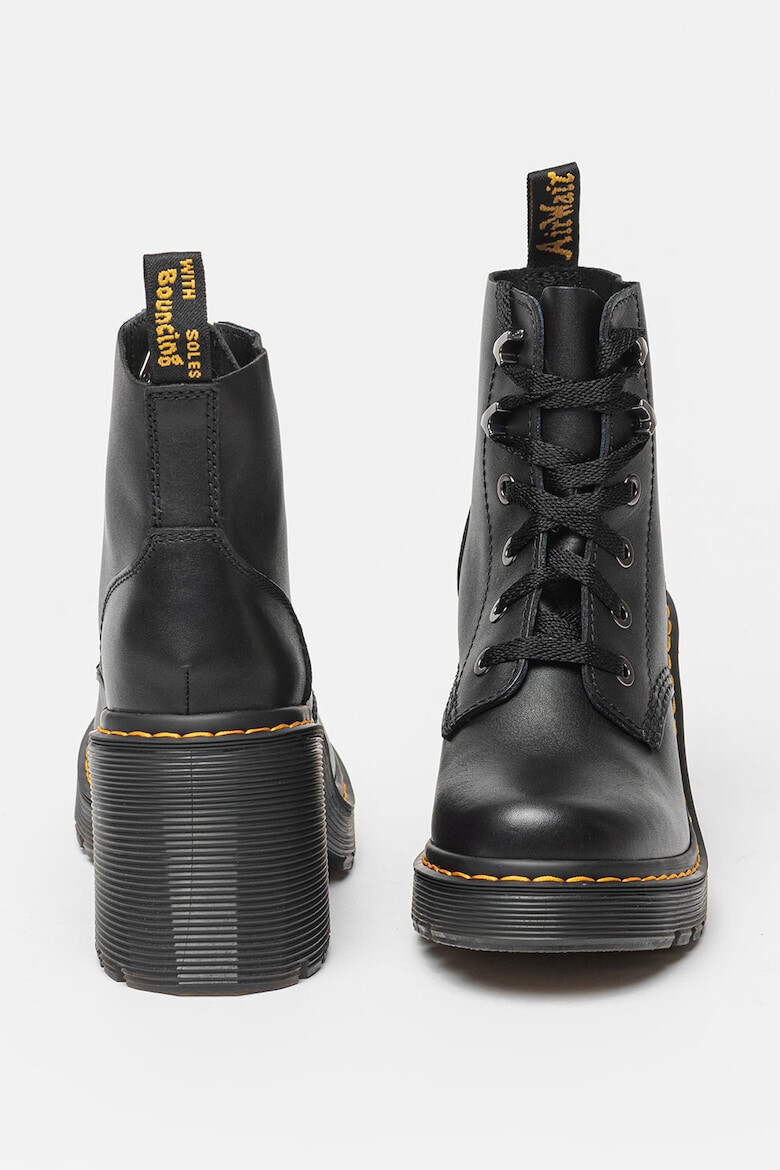 Dr Martens Кожени боти Jesy с връзка - Pepit.bg