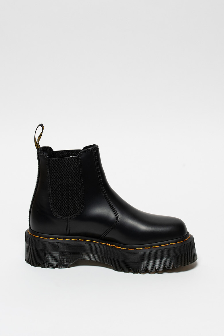 Dr Martens Кожени боти Quad Chelsea с контрастни шевове - Pepit.bg