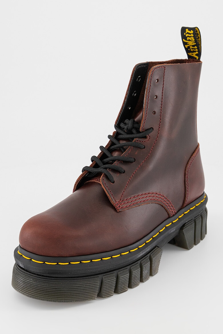 Dr Martens Кожени боти с масивен дизайн - Pepit.bg