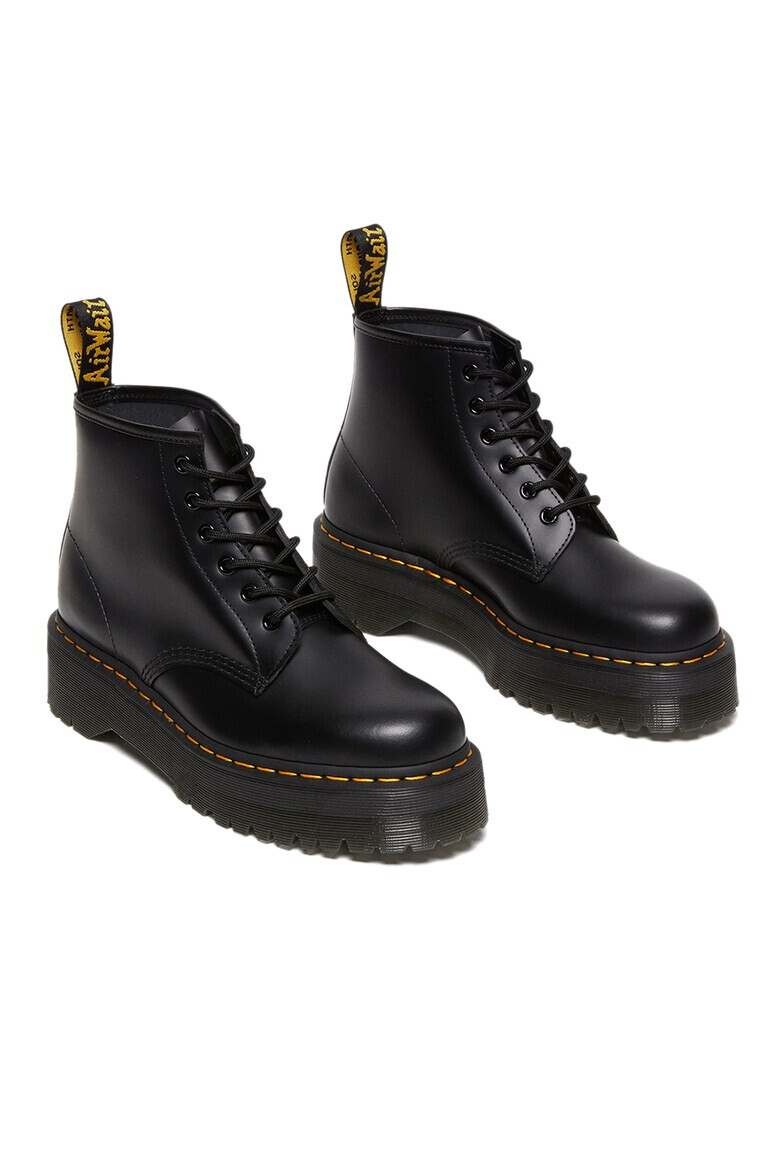 Dr Martens Кожени боти с връзки - Pepit.bg