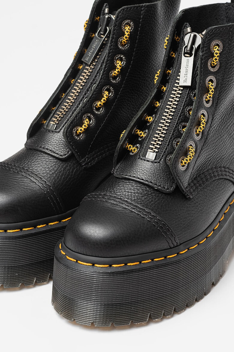 Dr Martens Кожени боти Sinclair Max с равна платформа - Pepit.bg