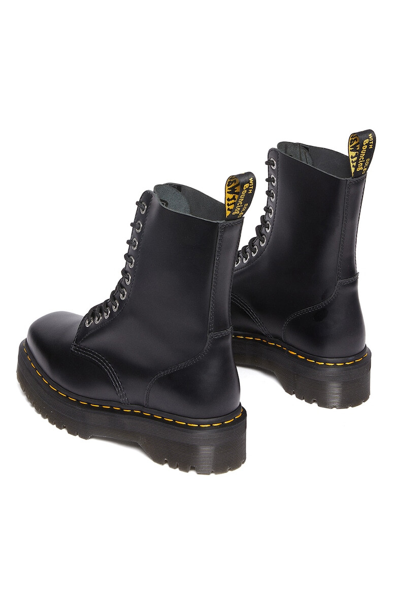 Dr Martens Кожени ботуши 1460 Quad с квадратен връх - Pepit.bg