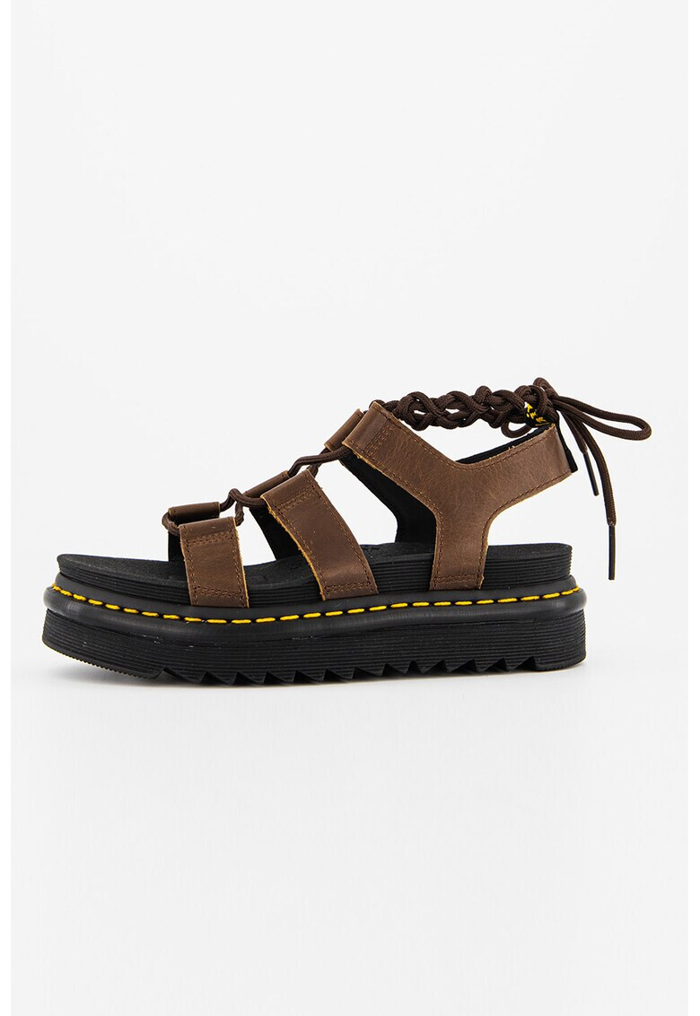 Dr. Martens Кожени сандали Nartilla с платформа - Pepit.bg