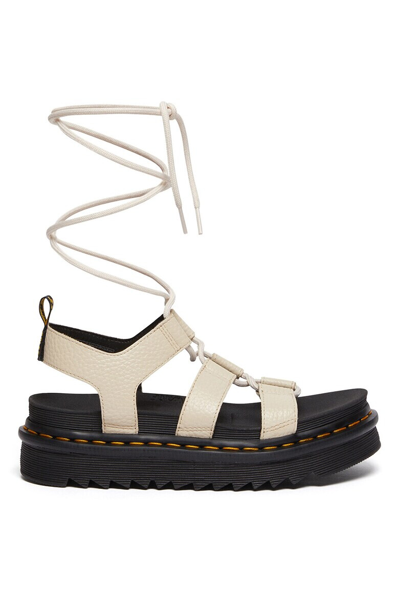 Dr Martens Кожени сандали Nartilla с равна платформа - Pepit.bg
