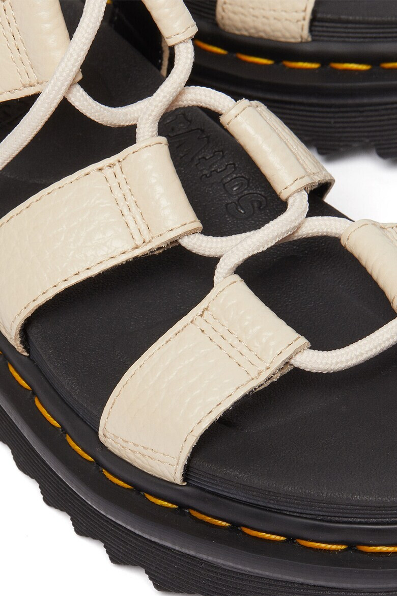 Dr Martens Кожени сандали Nartilla с равна платформа - Pepit.bg