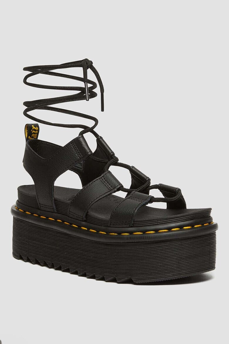 Dr Martens Кожени сандали с врузки - Pepit.bg
