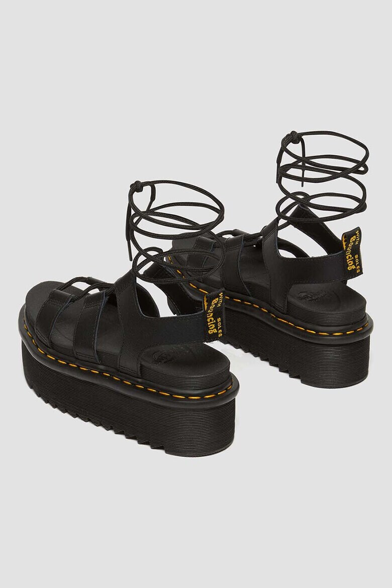 Dr Martens Кожени сандали с врузки - Pepit.bg