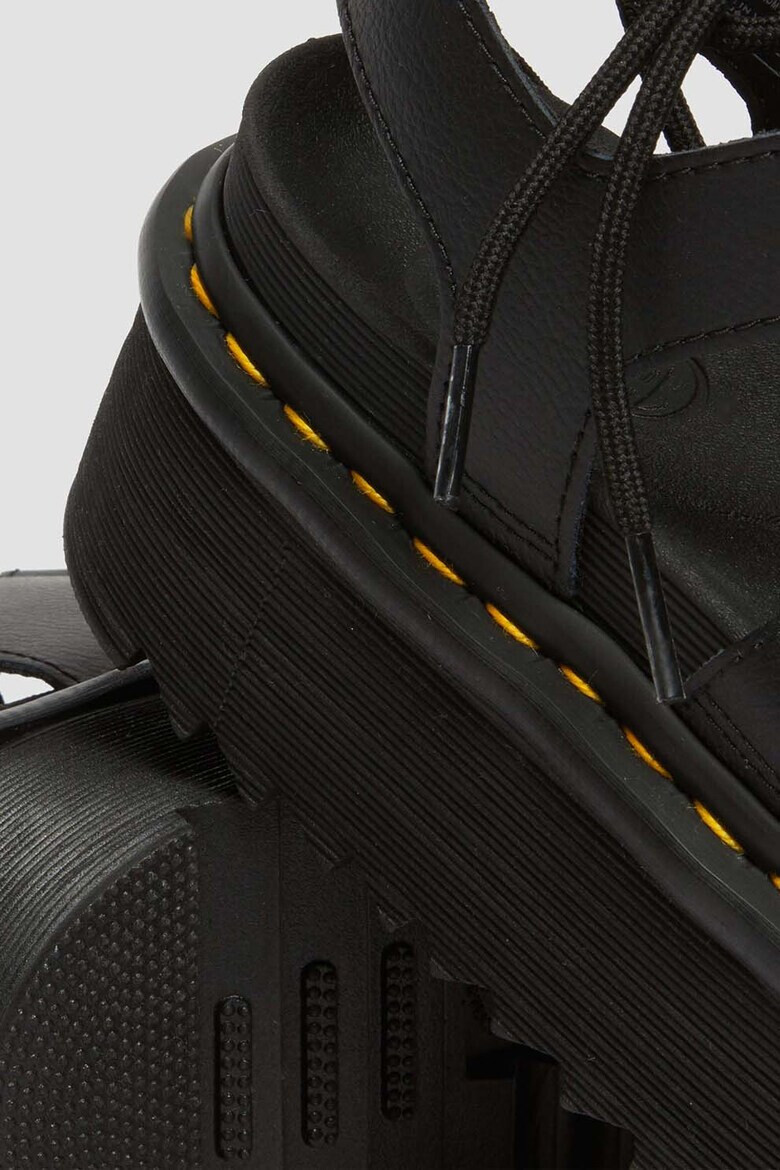 Dr Martens Кожени сандали с врузки - Pepit.bg