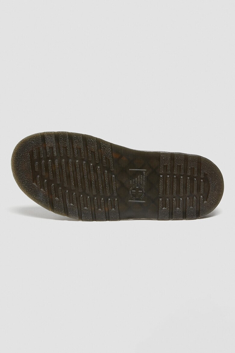 Dr Martens Кожени сандали със сплетен ефект - Черен - Pepit.bg