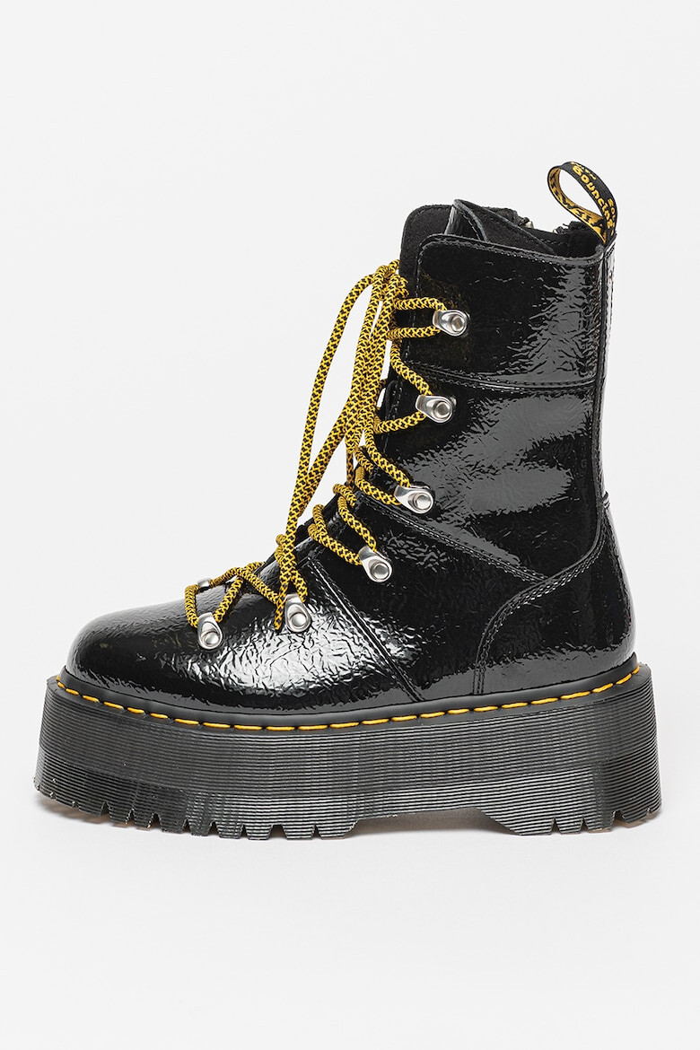 Dr Martens Лачени кожени боти Ghilana Max - Pepit.bg