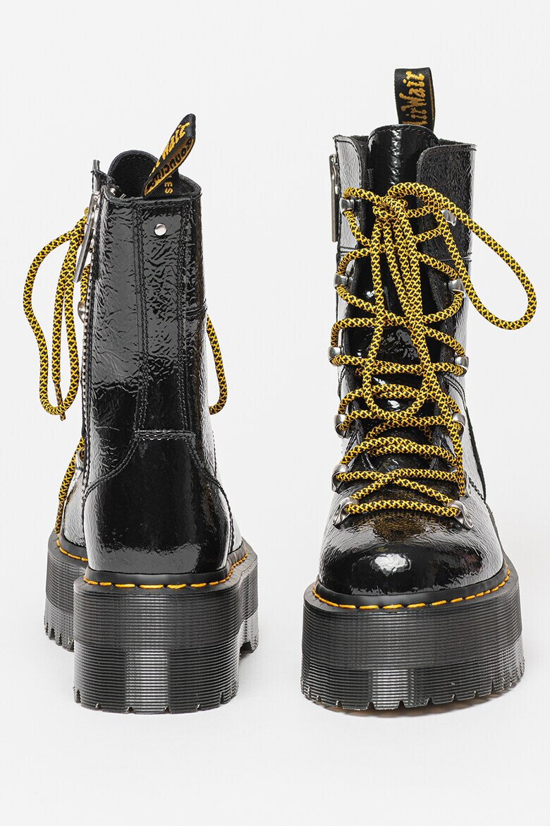 Dr Martens Лачени кожени боти Ghilana Max - Pepit.bg