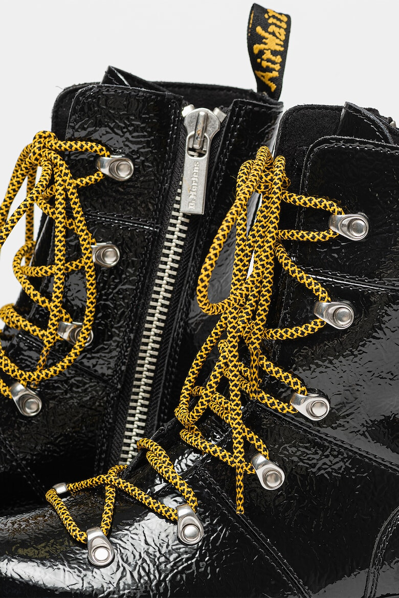 Dr Martens Лачени кожени боти Ghilana Max - Pepit.bg