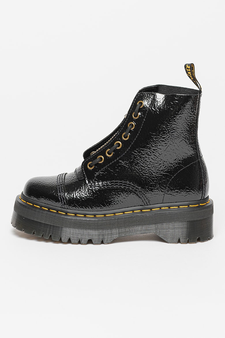 Dr Martens Лачени кожени боти Sinclair - Pepit.bg