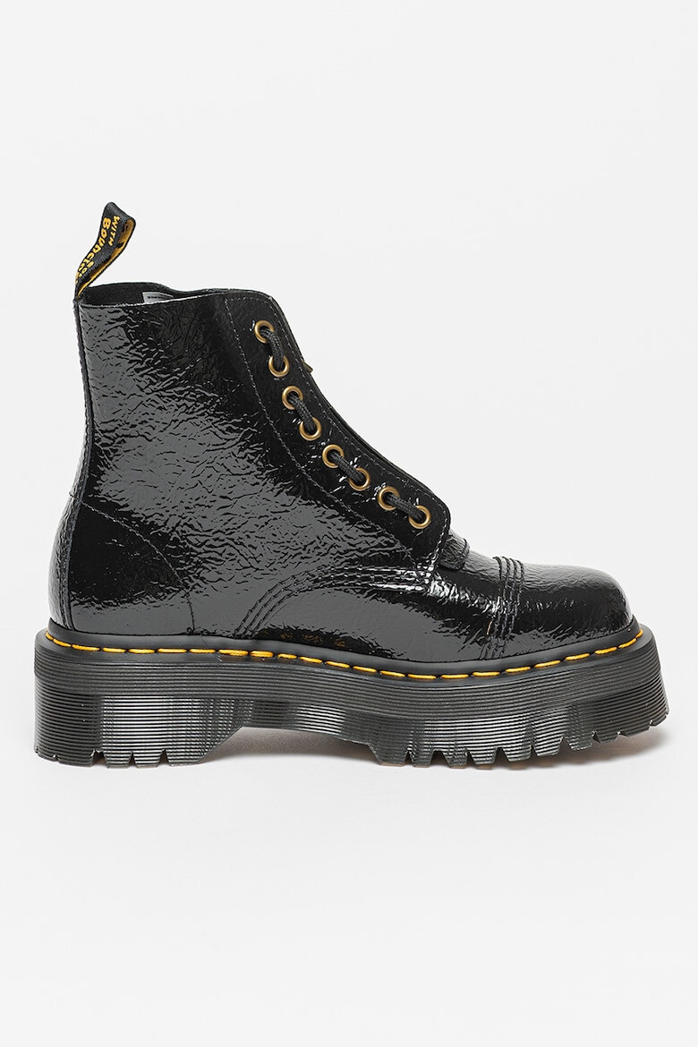 Dr Martens Лачени кожени боти Sinclair - Pepit.bg