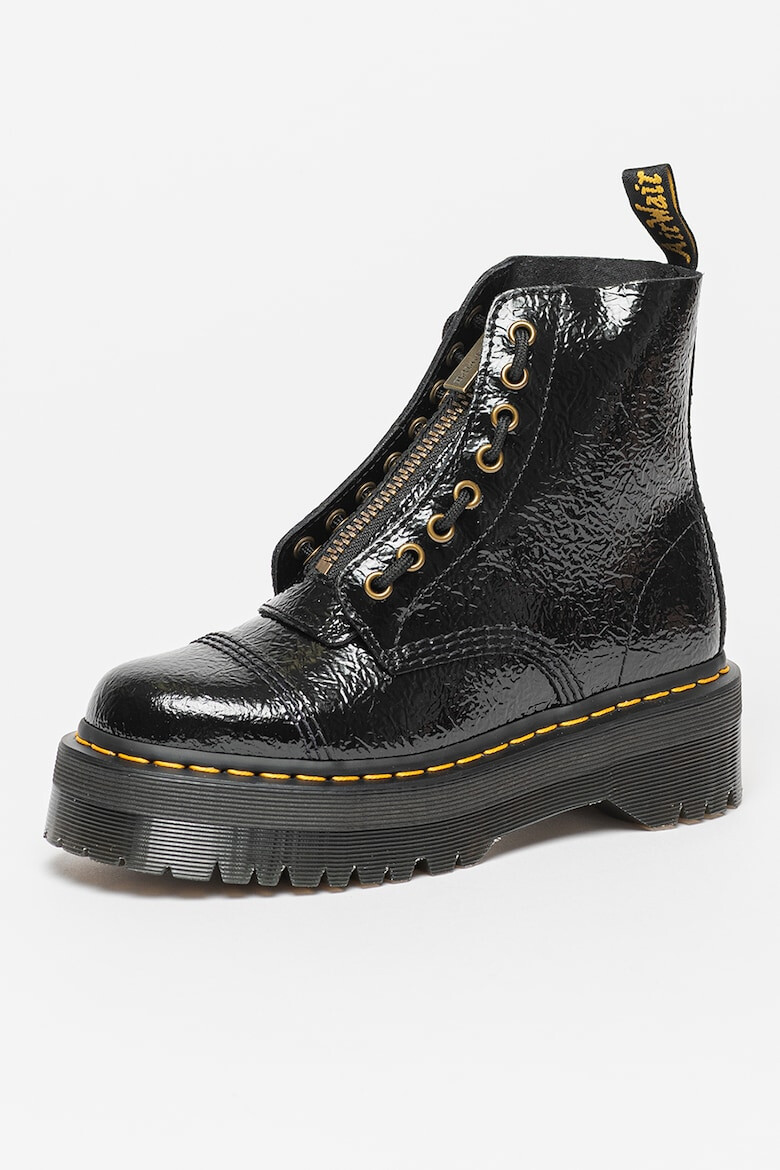 Dr Martens Лачени кожени боти Sinclair - Pepit.bg