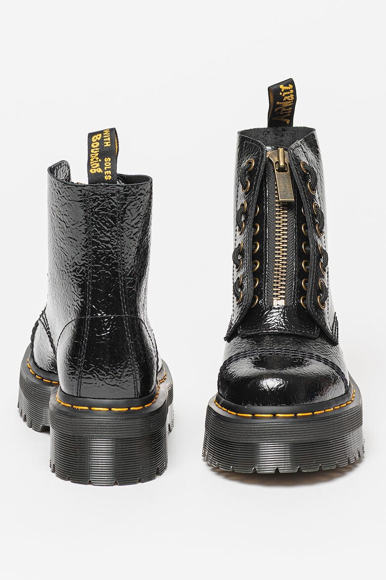 Dr Martens Лачени кожени боти Sinclair - Pepit.bg