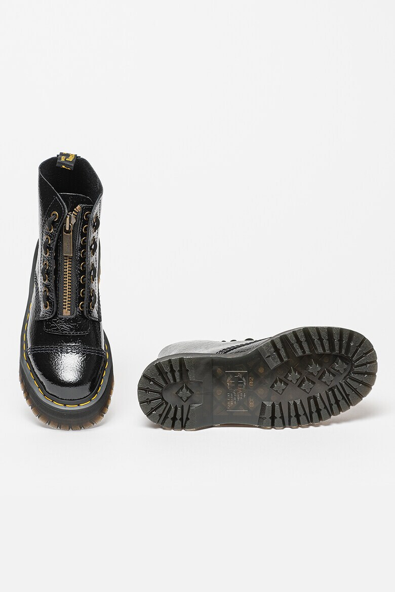 Dr Martens Лачени кожени боти Sinclair - Pepit.bg