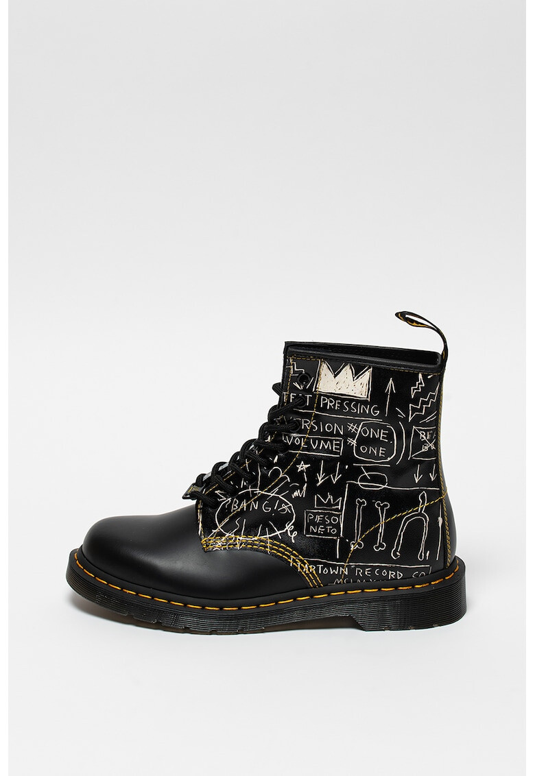 Dr. Martens Унисекс кожени боти Basquiat - Pepit.bg