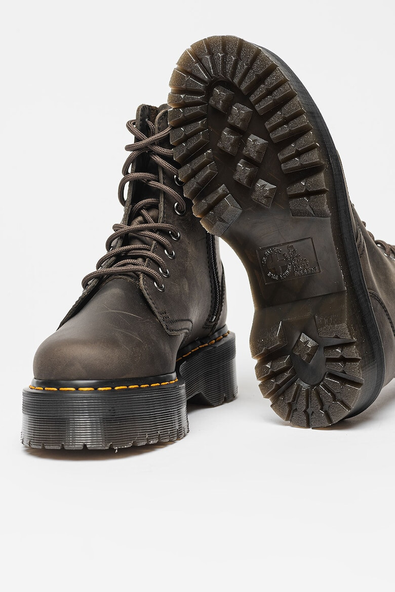 Dr Martens Унисекс кожени боти Jadon с равна платформа - Pepit.bg