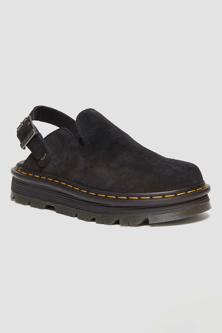 Dr. Martens Велурено сабо с отворена пета - Pepit.bg