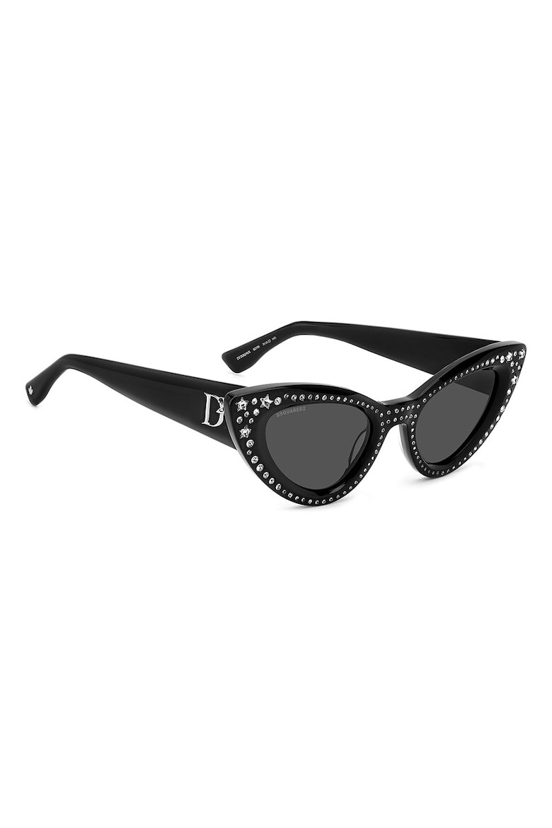 Dsquared2 Слънчеви очила Cat Eye с декоративни камъни - Pepit.bg