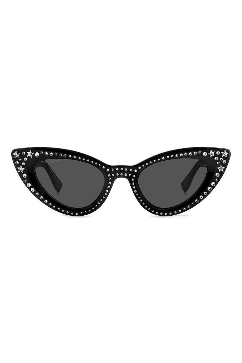 Dsquared2 Слънчеви очила Cat Eye с декоративни камъни - Pepit.bg