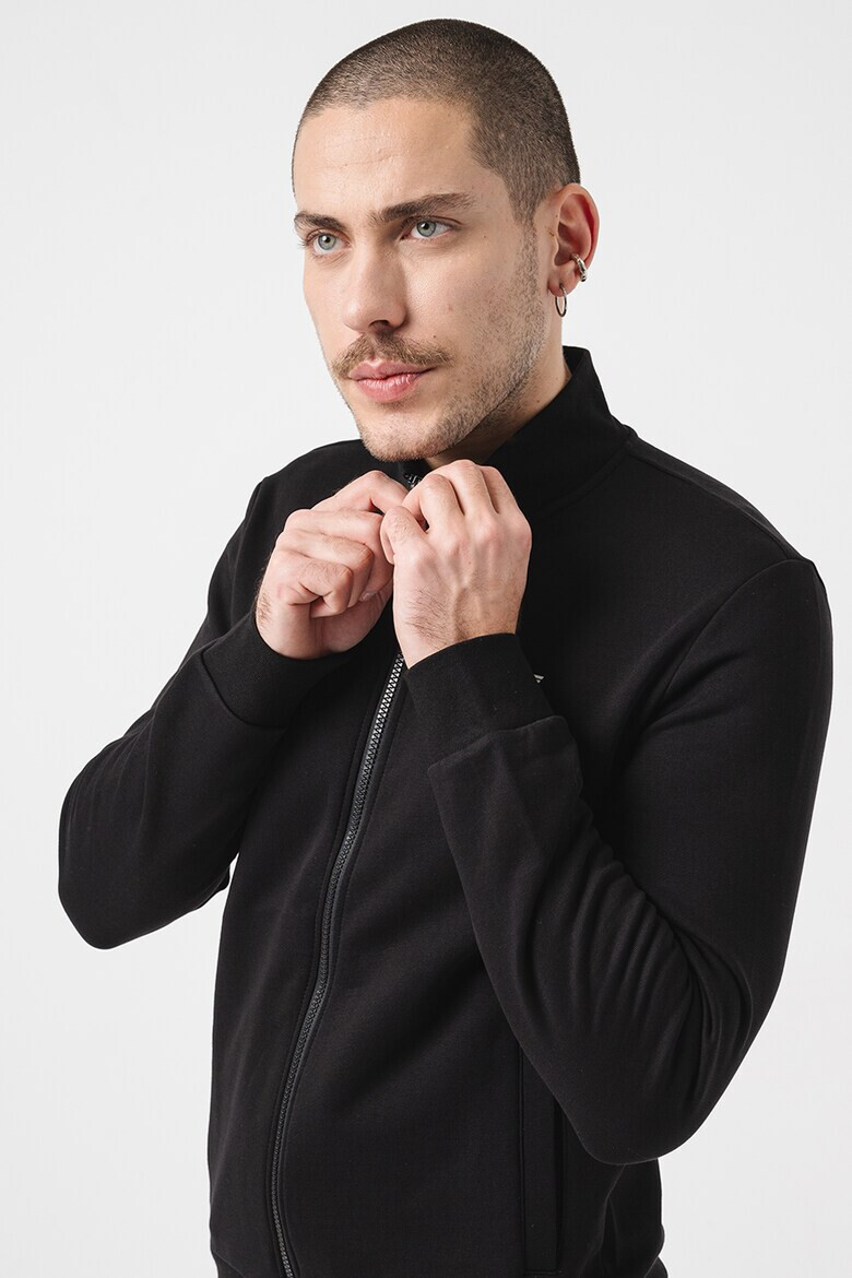 EA7 Суитшърт с цип и лого - Pepit.bg