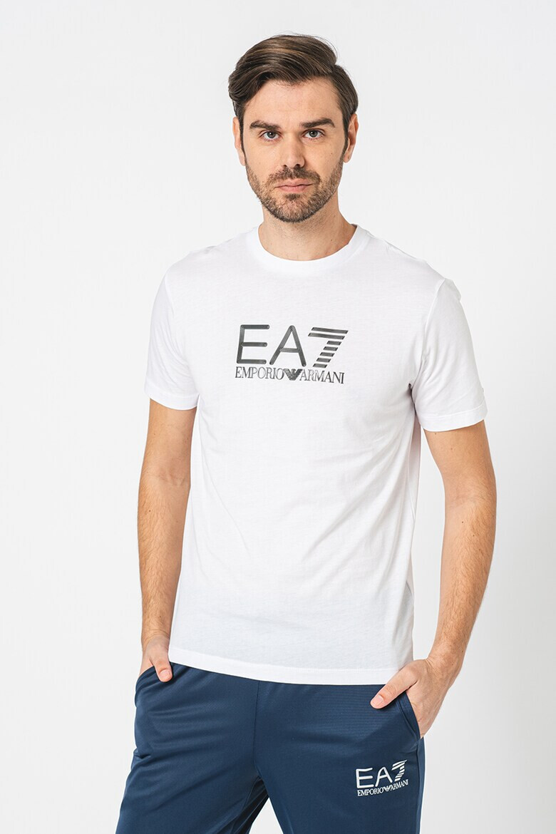 EA7 Тениска от памук с лого - Pepit.bg